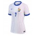 Camisa de Futebol França Antoine Griezmann #7 Equipamento Secundário Mulheres Europeu 2024 Manga Curta